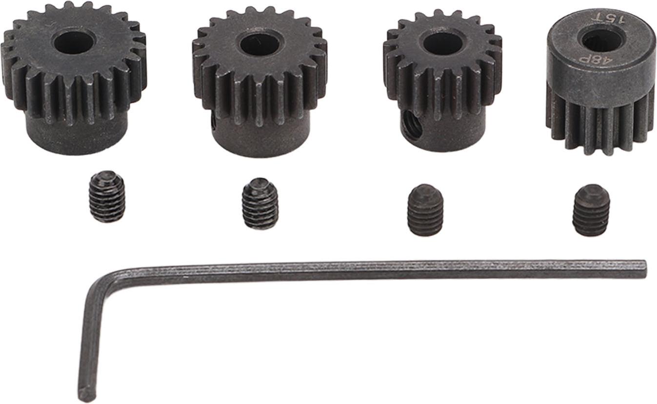 Gistuch RC-Motorritzelsatz 48P 3,175 mm 15T 17T 19T 21T Zahnräder für 1/10 ferngesteuertes Auto