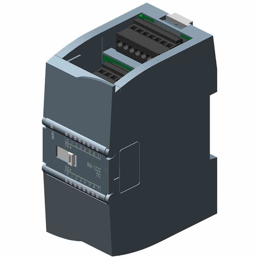 Siemens Digitalausgabe SM1222, 16 DO, 24V DC, Digital, Ausgang, 16 Kanäle, 16 Kanäle, 24 V, Schwarz 6ES7222-1BH32-0XB0