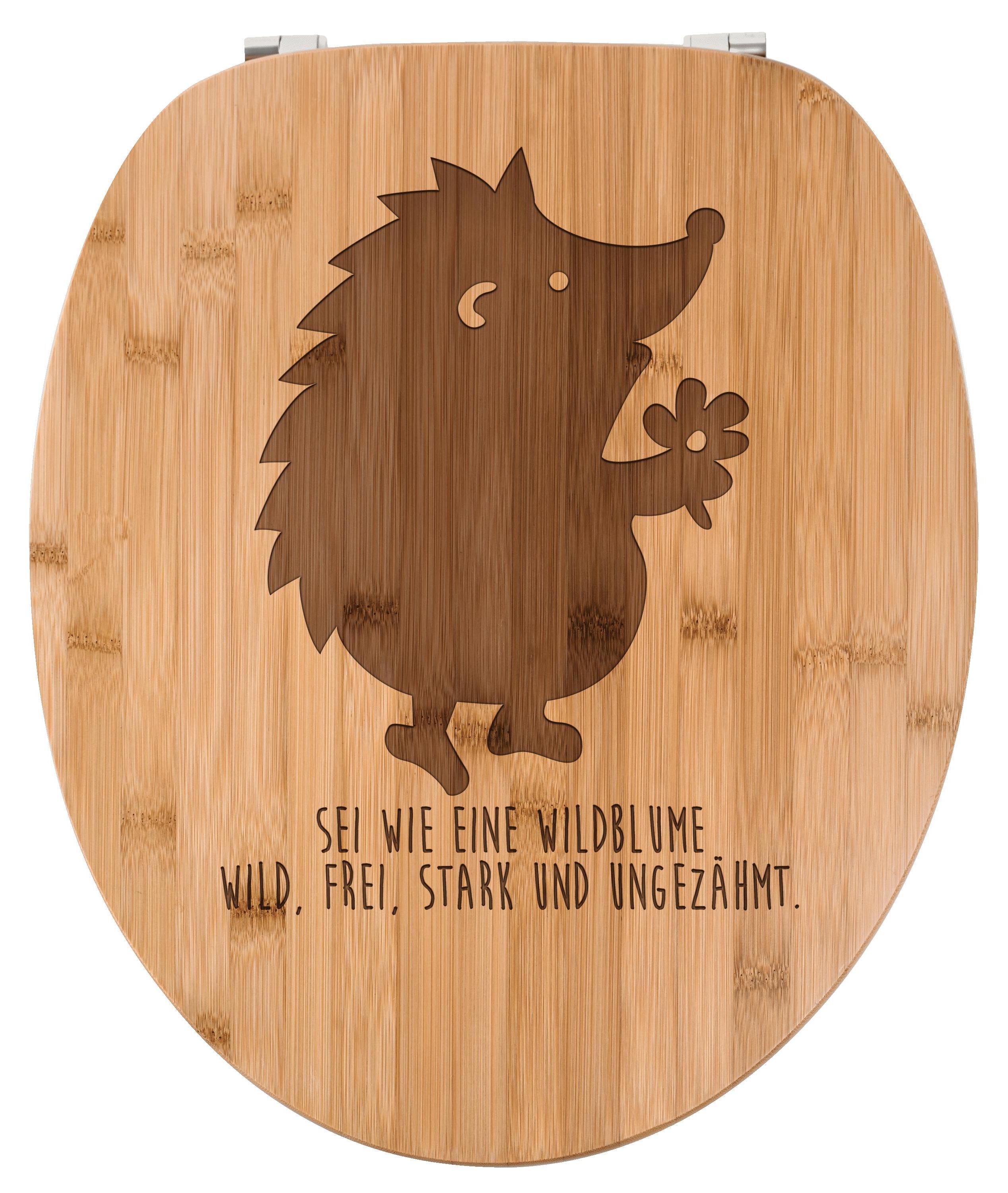 Mr. & Mrs. Panda WC-Brille Igel Dankeschön - Transparent - Geschenk, Klodeckel, Danke, Toilettendeckel, WC Brille, holz sitz, Bedanken, Deckel, sagen PD-3059-STANDARD