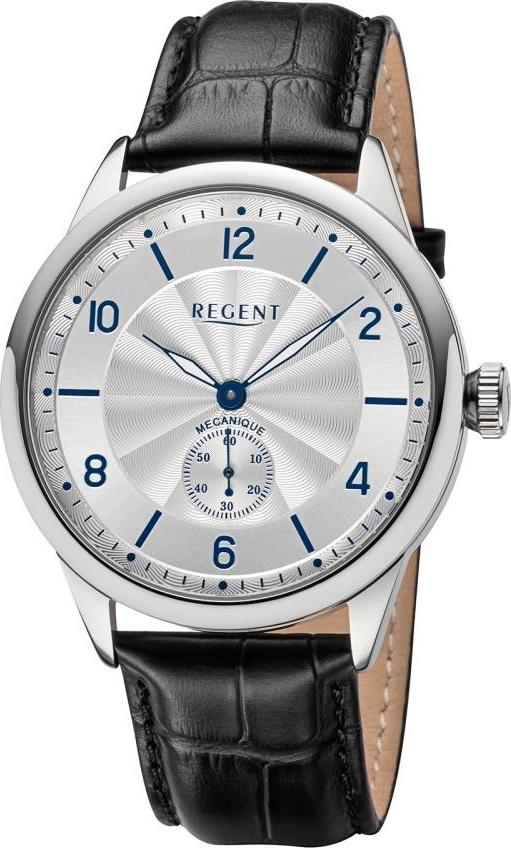 Regent Herren Armbanduhr Leder Handaufzug GM-2202