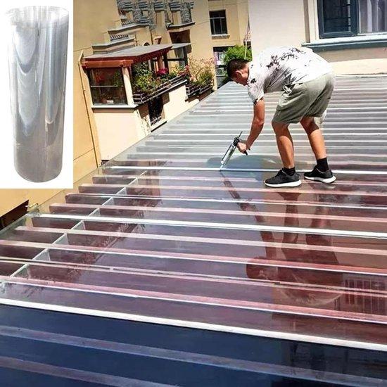 OEM Polycarbonaat-Tunnelbeglazing - Schok- und UV-beständig - 0,8 x 2 Meter - Transparant 2026