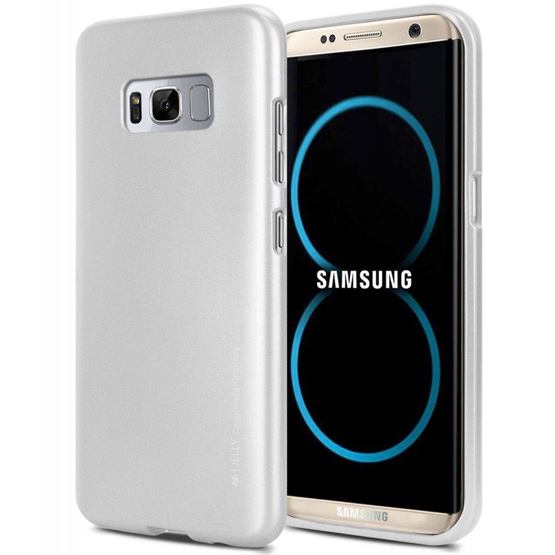 Mercury I-Jelly - puzdro pre Samsung Galaxy S8 (strieborné)