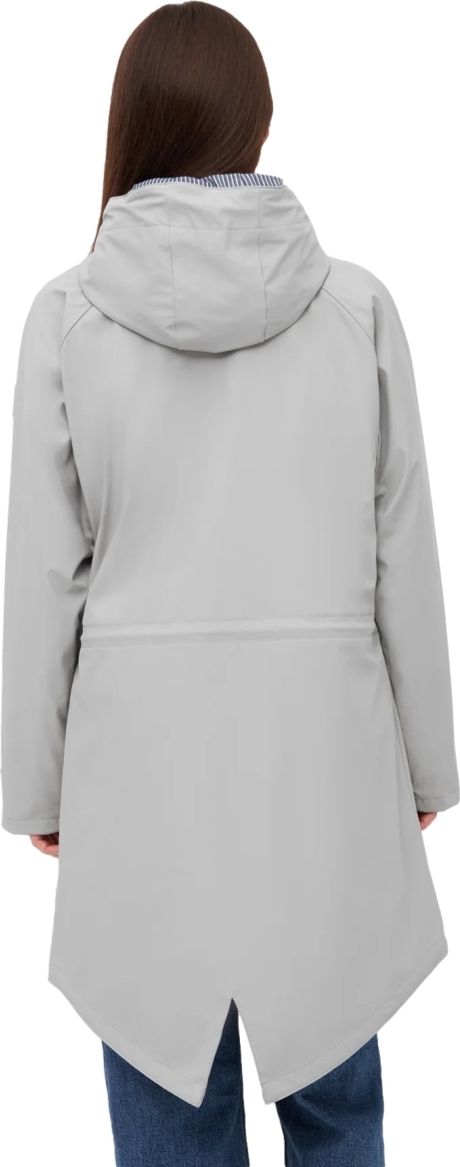 Derbe Friese Traveby Fisher Damen Regenmantel, Größe:46, Farbe:paloma/navy W-01-PU-Friese_Traveby_fisher-24-0910-010-46