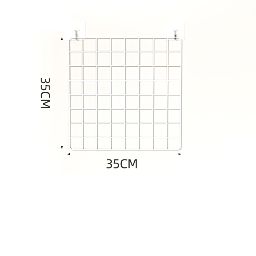 Mmgoqqt Aufgerüstetes Wandgitter/Regal, Schwarz/Weiß,Weiß Kau-LAHXYDBKF-221122047