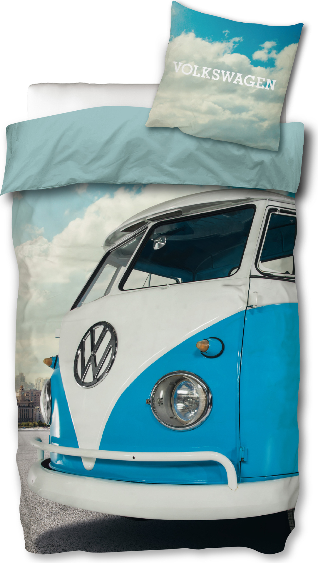 Beronage VW Volkswagen Bulli Sky Bettwäsche Linon / Renforcé 059-B Bettbezug 803960