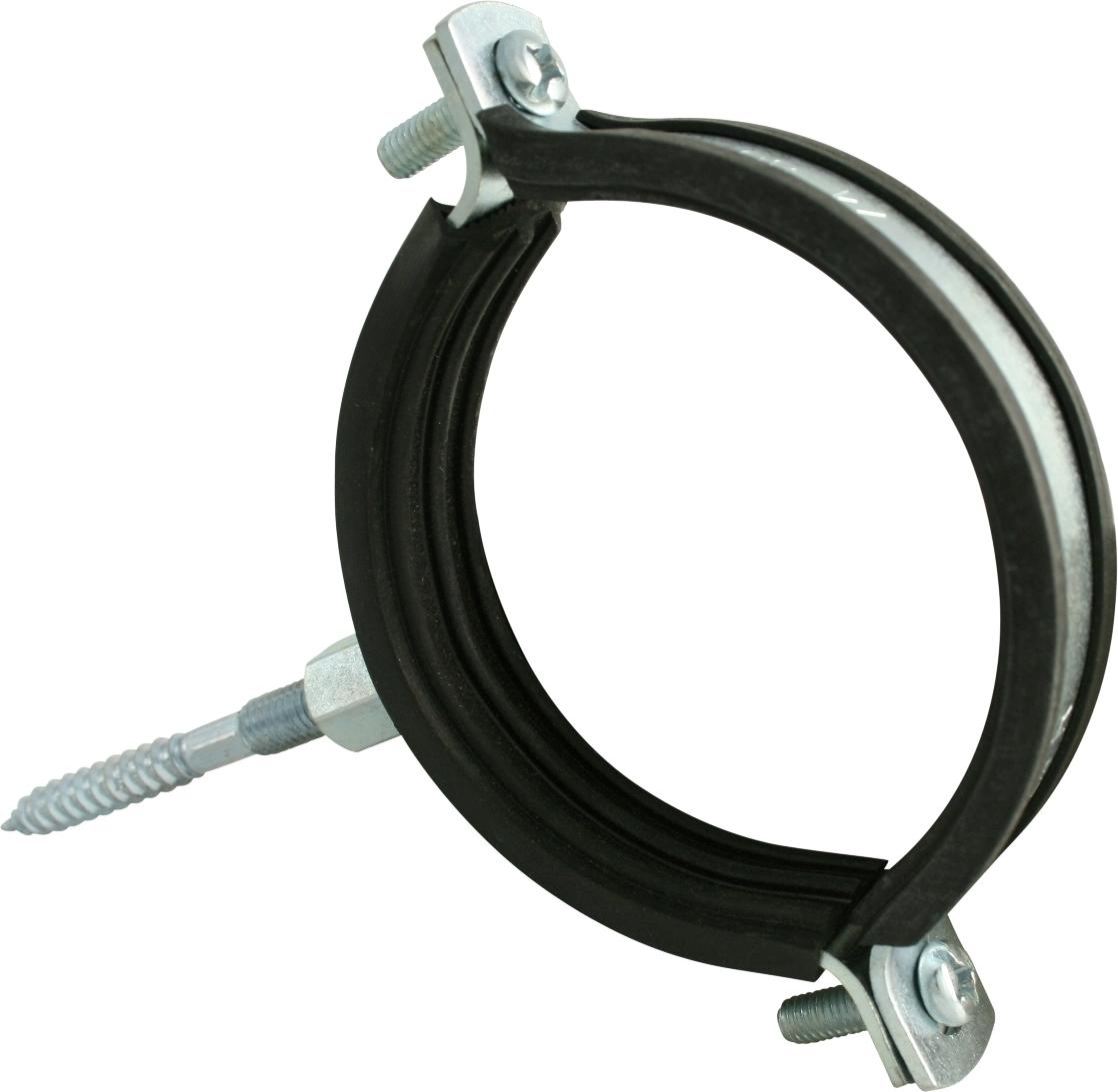 Marley 2 HT-Schellen DN 50, Schallgedämmt m. Schraube 093772
