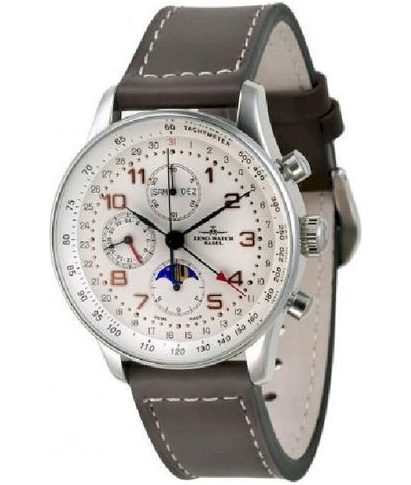Zeno-Watch - Náramkové hodinky - Pánske - Chrono - X-Large Retro Chrono - P551-f2
