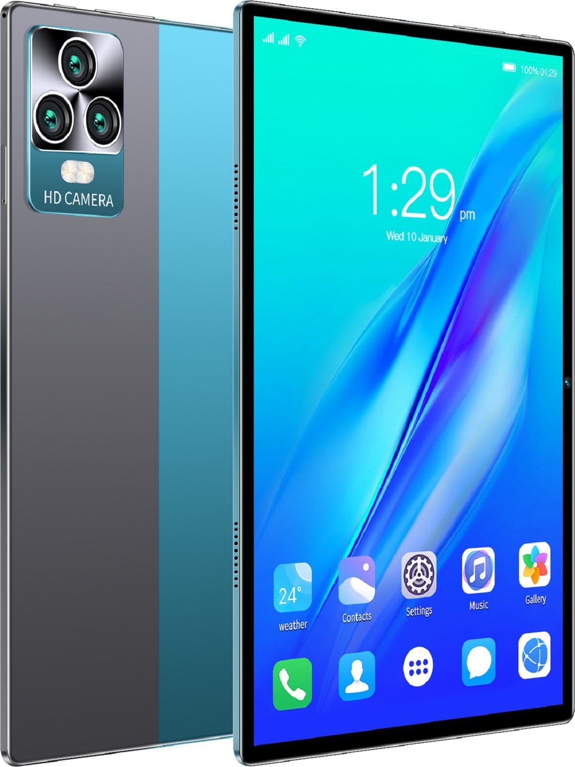 10,1-palcový tablet Android 8.1 SmartPad s 2 GB + 32 GB 1280 x 800 IPS HD dotykový displej, 5 MP + 8 MP duálny fotoaparát, podporuje BT/WIFI 2,4 G a 5,0 G duálnu frekvenciu na prehrávanie videa v hrách