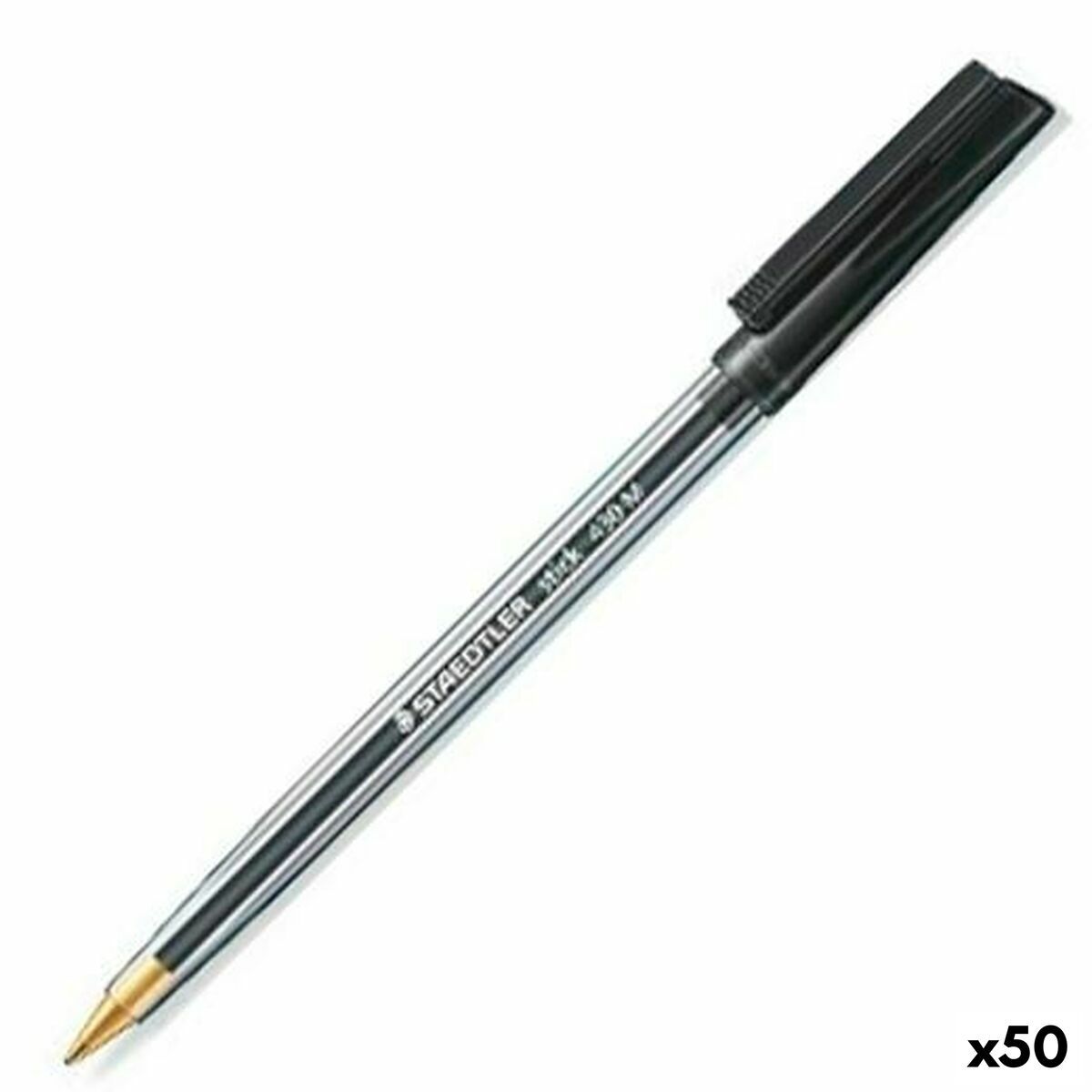 Staedtler Penne A Sfera 430 M Nero - Confezione Da 20, Punta Media