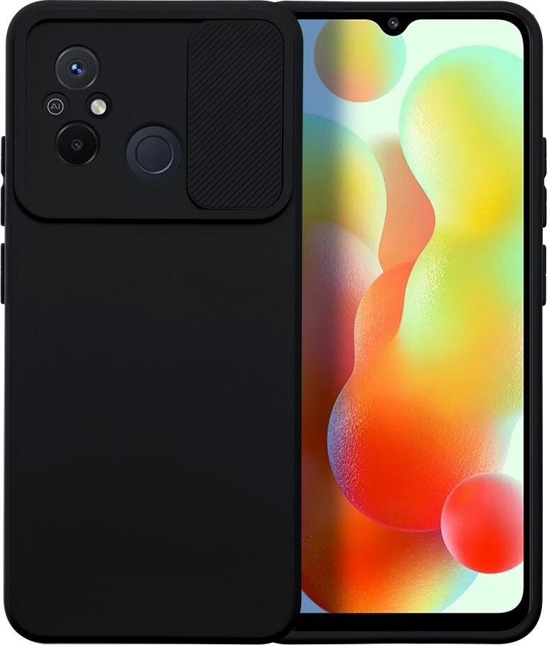 Puzdro na mobilný telefón SLIDE vhodné pre XIAOMI Redmi 12C čierne