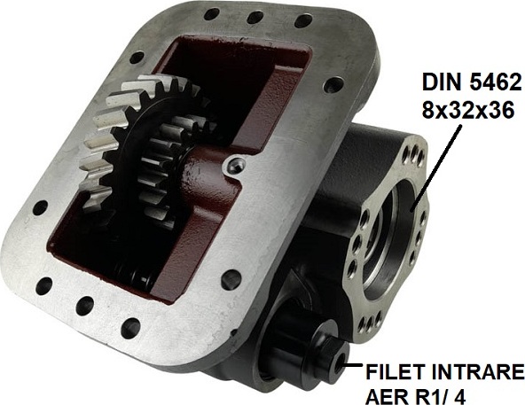 TirShop Scania GRS 900 890 920 Kupplung Nebenantrieb 4 Schrauben | ISO richtig