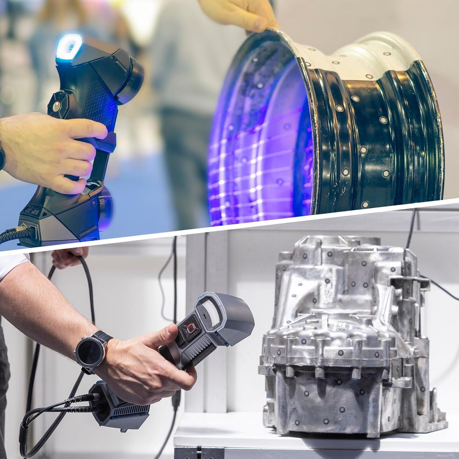 Markenlos 1000 Stück 3D-Scanmarkierung - ID 6 mm - OD 10 mm - Hohe Reflexion - Starke Haftung - 3D Tracking Punkt - Referenzpunktmarkierung für 3D-Scans und Messungen