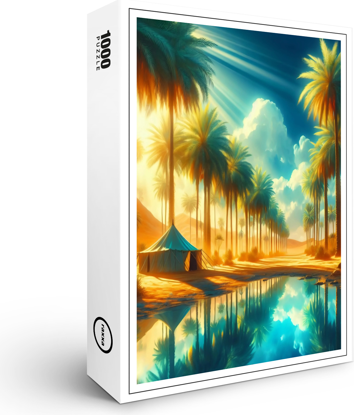 raxxa Premium-Puzzle "Palmenparadies", 1000 Teile 1-14270-16470-268