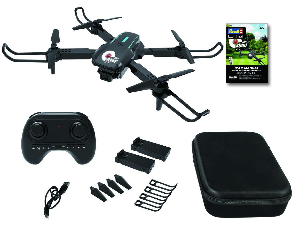Revell Control|Revell RC Quadrocopter GO! Stunt 2.0, Revell Control Ferngesteuerte Drohne 23798