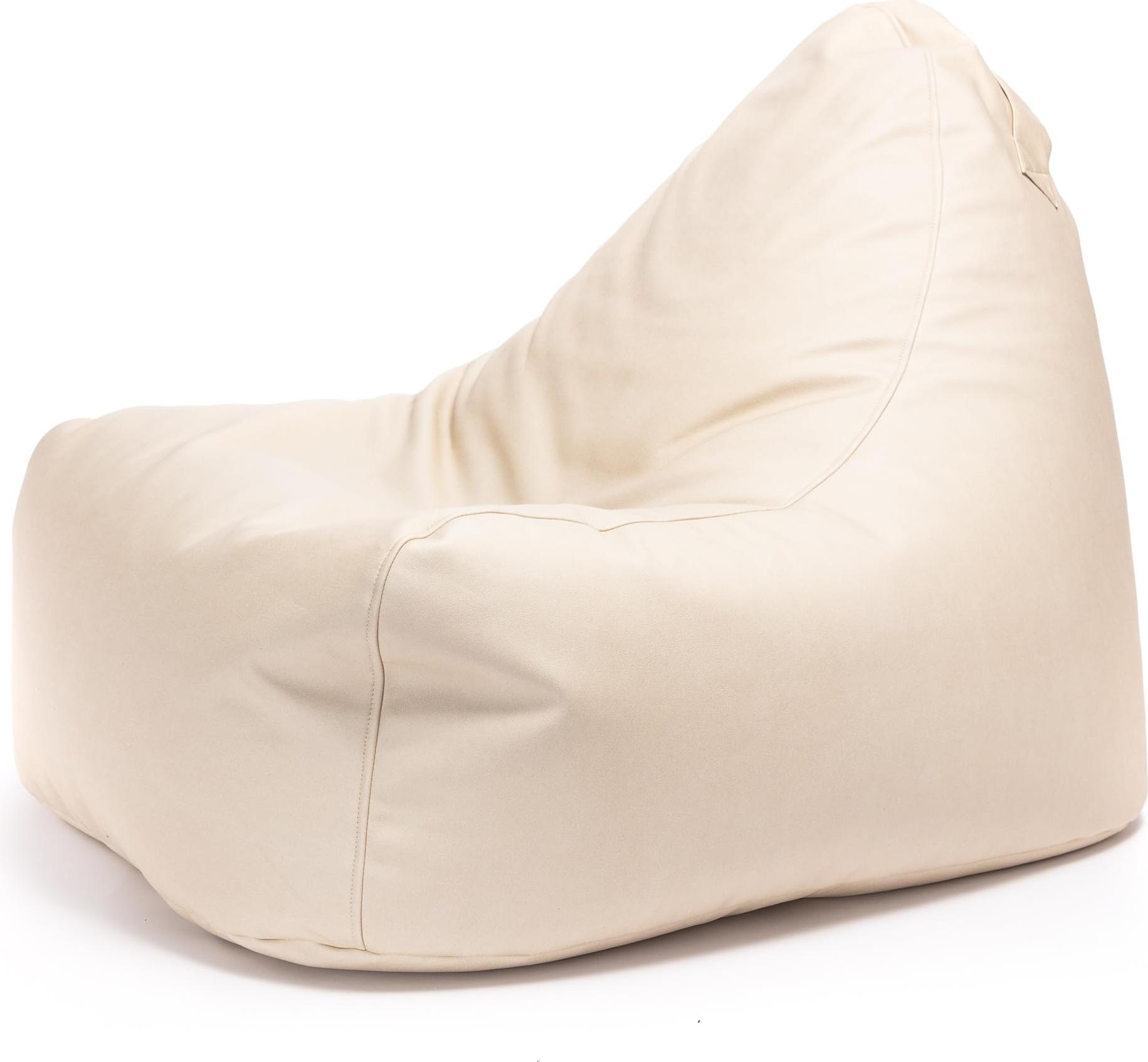Ecopuf - Sitzsack Bean Bag mit Füllung und Griff - 80 x 80 x 35 cm - V01