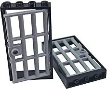 LEGO: 2x Gefängnistüren