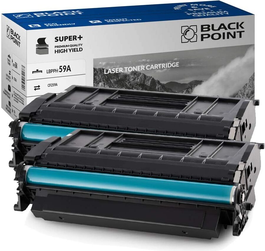 Čierny bodový toner 2 St HP 59A CF259A mit Chip - Schwarz - für HP Laserjet Pro MFP M428dw MFP M428fdn MFP M428fdwLaserjet Pro M404dn M404dw M404n