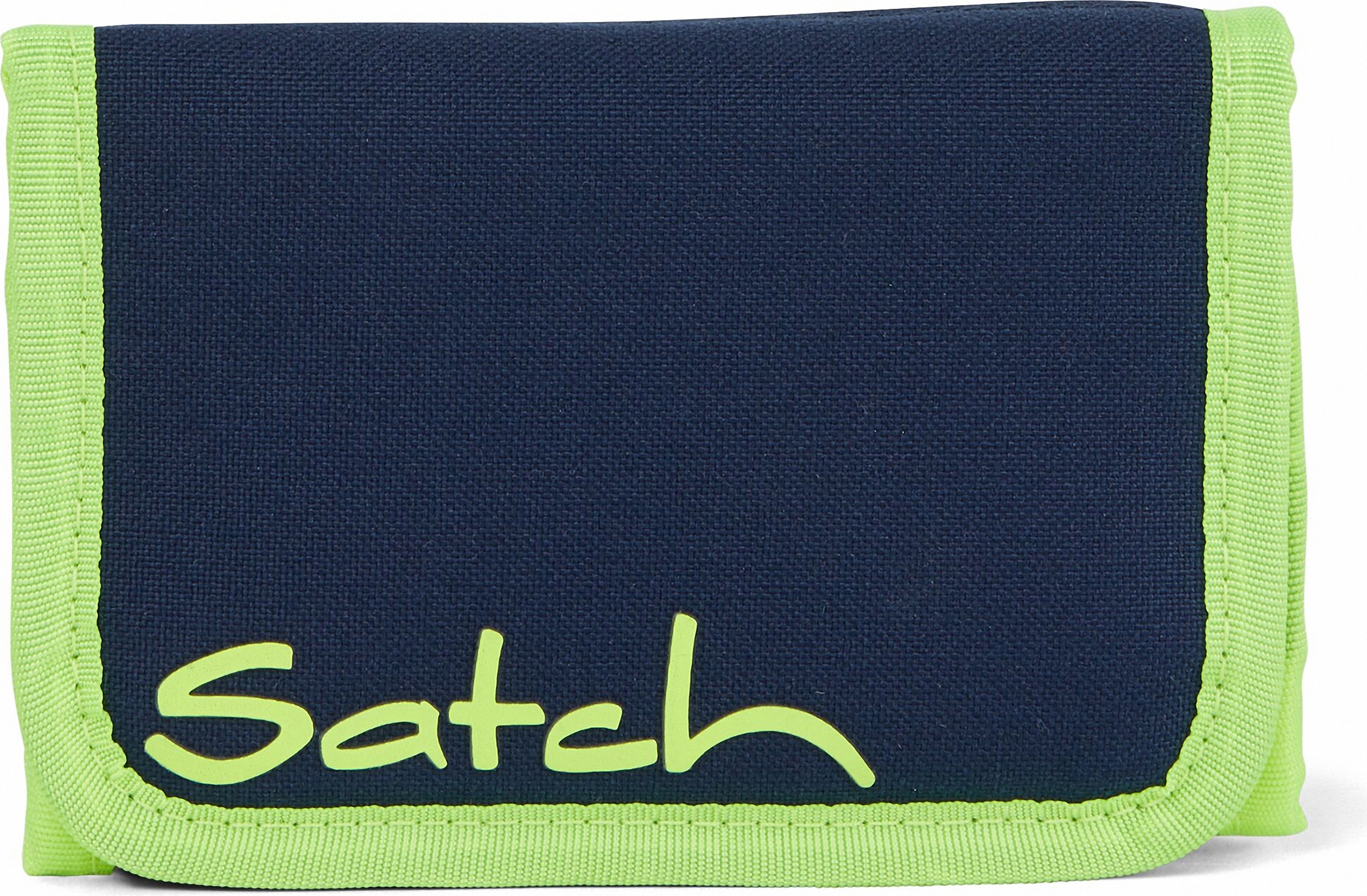 Satch Geldbeutel Toxic Yellow, Münz- und Scheinfach, inkl. Sichtfach SAT-WAL-001-122