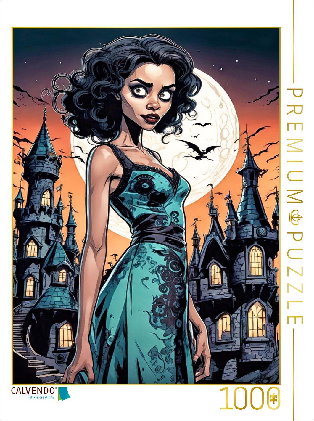 CALVENDO Puzzle Unschlagbar als Animateurin ist Gruselda. | 1000 Teile Lege-Größe 64x48cm Foto-Puzzle für glückliche Stunden