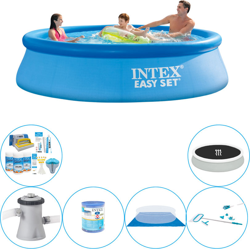 Kombinovaný balík bazénov - Intex Easy Set Round 305x76 cm