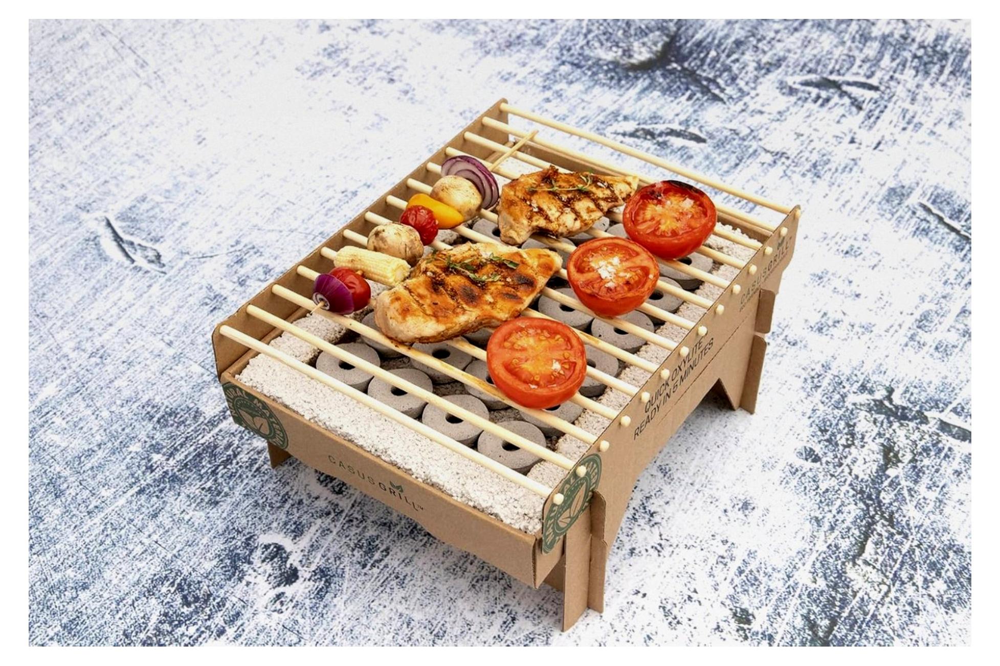 Markenlos Ökologischer Einmalgrill