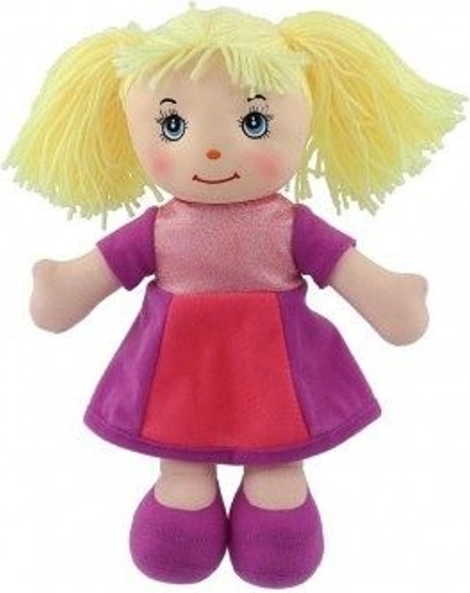 Teddies Stoffpuppe Culinka mit blondem Haar Stoff 32cm 0m+