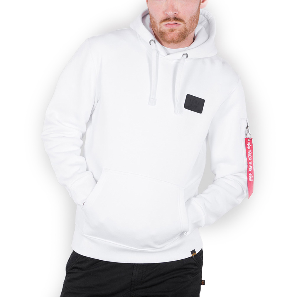 hoodie mit backprint herren