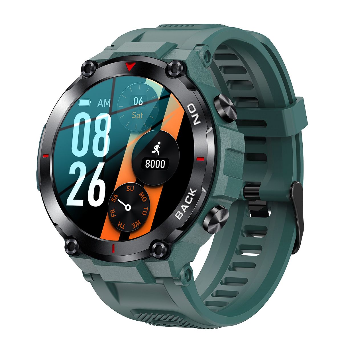 Gravity GT8-3 Herren-Smartwatch – mit GPS (sg017c)