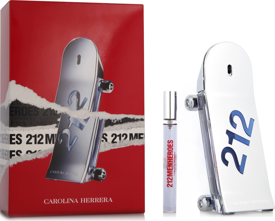 Carolina Herrera 212 Heroes Forever Young Men Woda toaletowa 90ml + Wody toaletowej 10ml