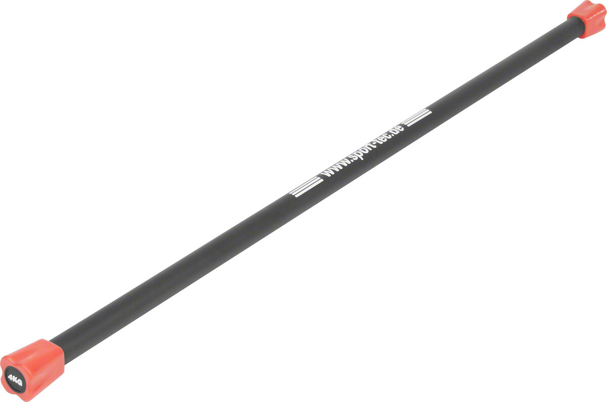 Sport-Tec Gewichtsstange 4 kg, rot, Hantelstange, Langhantel, Gewichtsstab 30053