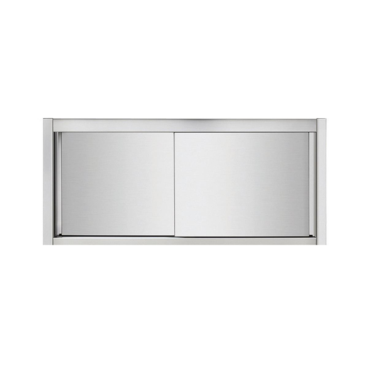 Skyrainbow GmbH Wandhaengeschrank aus Edelstahl, 200 x 40, mit Tuer