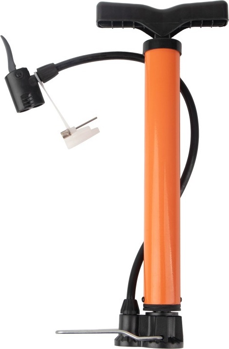 INF Tragbare Fahrradpumpe mit Hochdruckmesser - Orange 349877