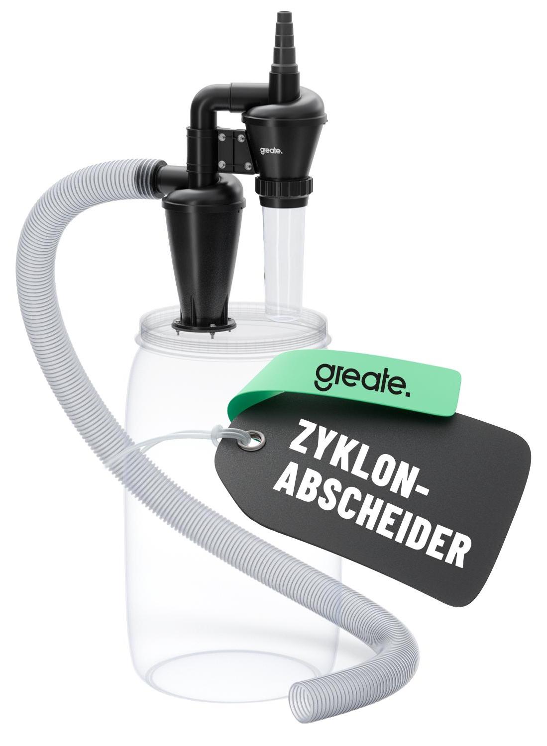 greate. greate 2-Stufen Zyklonabscheider - Zyklon Absaugung Werkstatt - Staubabscheider Zyklonabscheider 101020