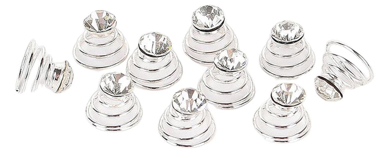 Harrys Horse Mähnen Kristal Curly Set mit 10 Stück Mähnenwirbel