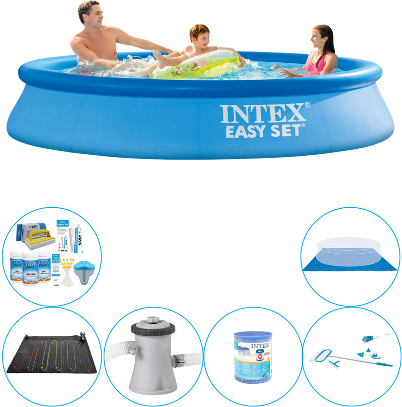 Intex Easy Set Round 305x61 cm - 7 kusov - Súprava bazénov