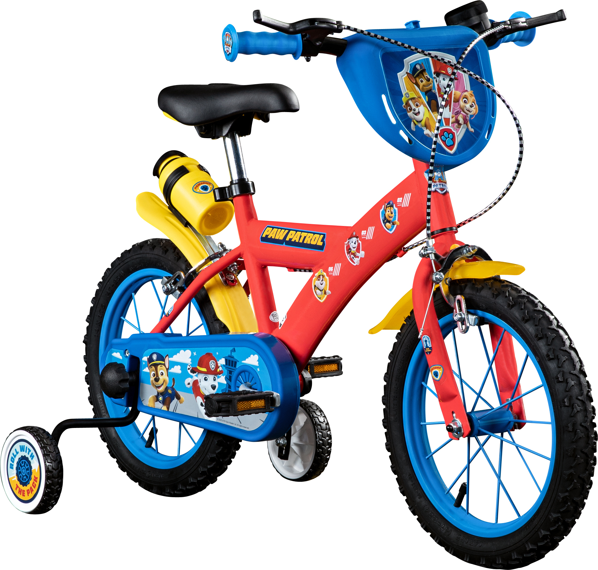 Paw Patrol Kinderfahrrad 16 Zoll Fahrrad ab 4 Jahre 105 - 120 cm