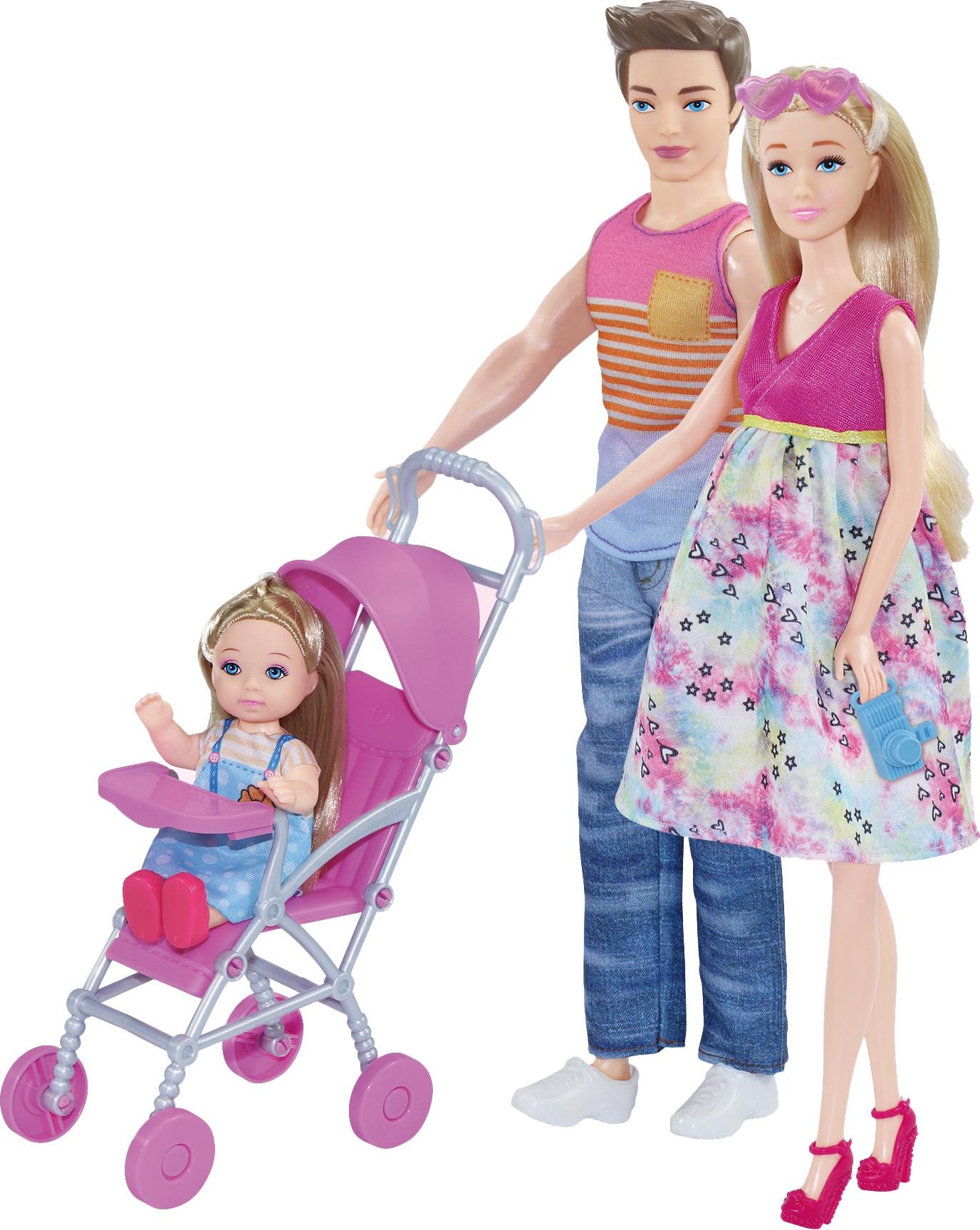 Wiky Schwangerschaftspuppe mit Familie 30 cm