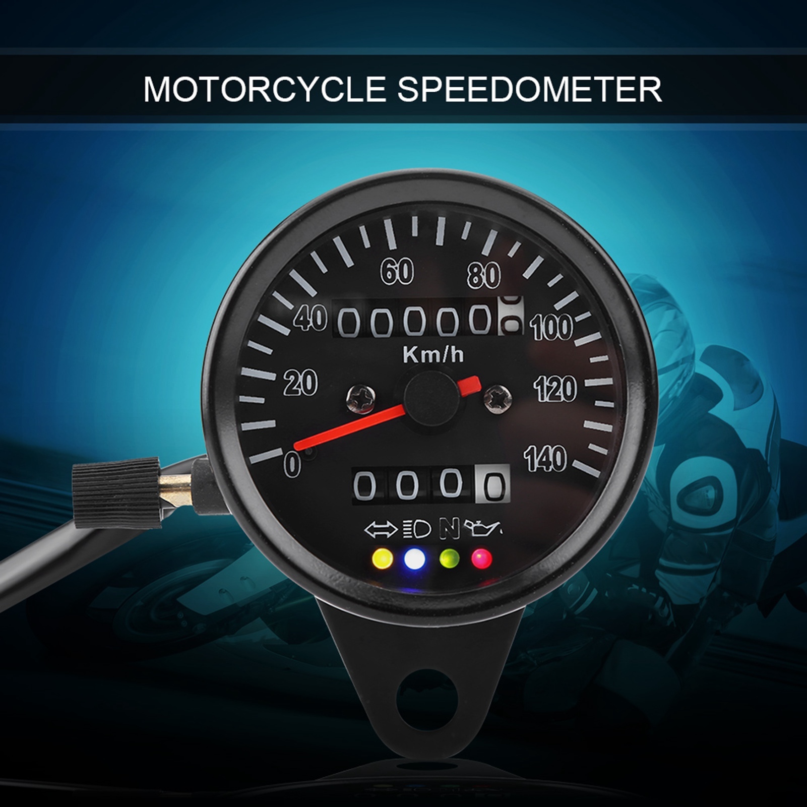 Cocosity Tachometer, Tachometeranzeige, Kilometerzähler, Kilometerzähler, Motorrad-Kilometerzähler, Motorrad-Tachometer, Motorrad-Anzeige
