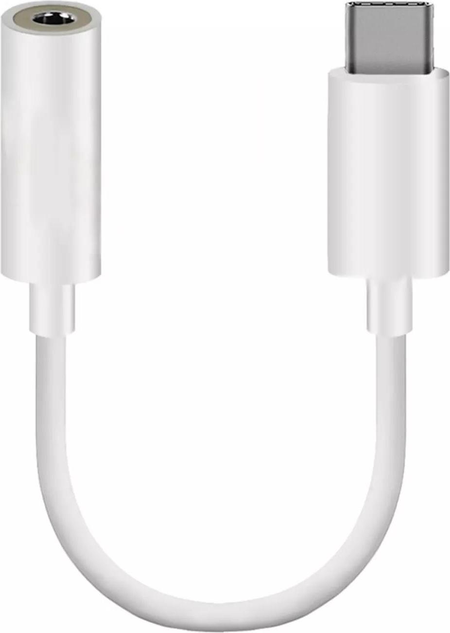 USB 3.1 Type-C konektor pre náhlavnú súpravu vhodný pre Apple Iphone 16 Pro Plus 15 Pro Plus | USB-C na 3,5 mm DIGITAL konektor pre slúchadlá| jack Aux-IN audio adaptér kábel biely
