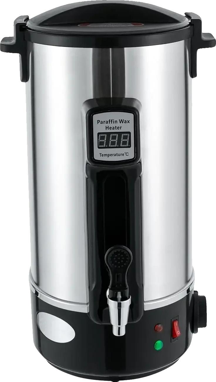 OEM Kerzenwachs-Schmelztopf, einstellbare Temperatur, große Kapazität, Silber 439