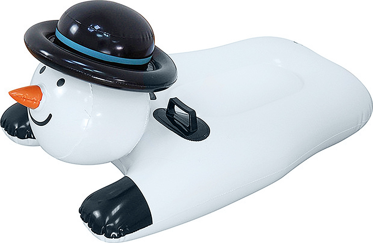 Cocosity Snowman Snow Tube, Winter Snow Tube, aufblasbarer Snow Tube, aufblasbarer Schneeschlitten, Snowman Ski Board, Winter Ski Board, aufblasbares Ski Board