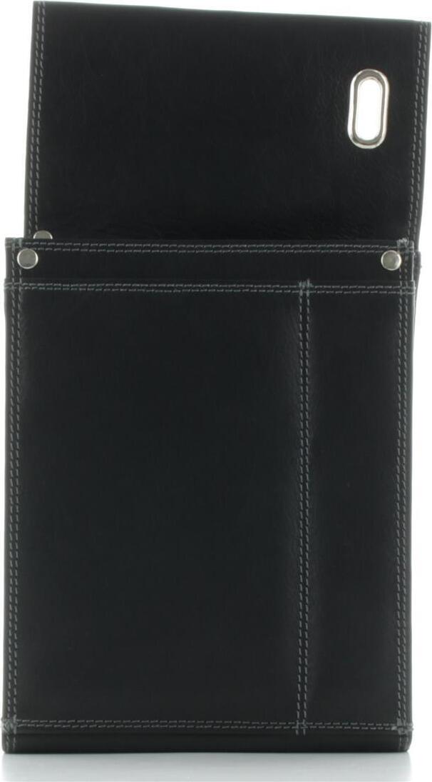 Red Point Halfter Kellnerhalfter Schwarz mit Kontrastnähten 214014-1 schwarz