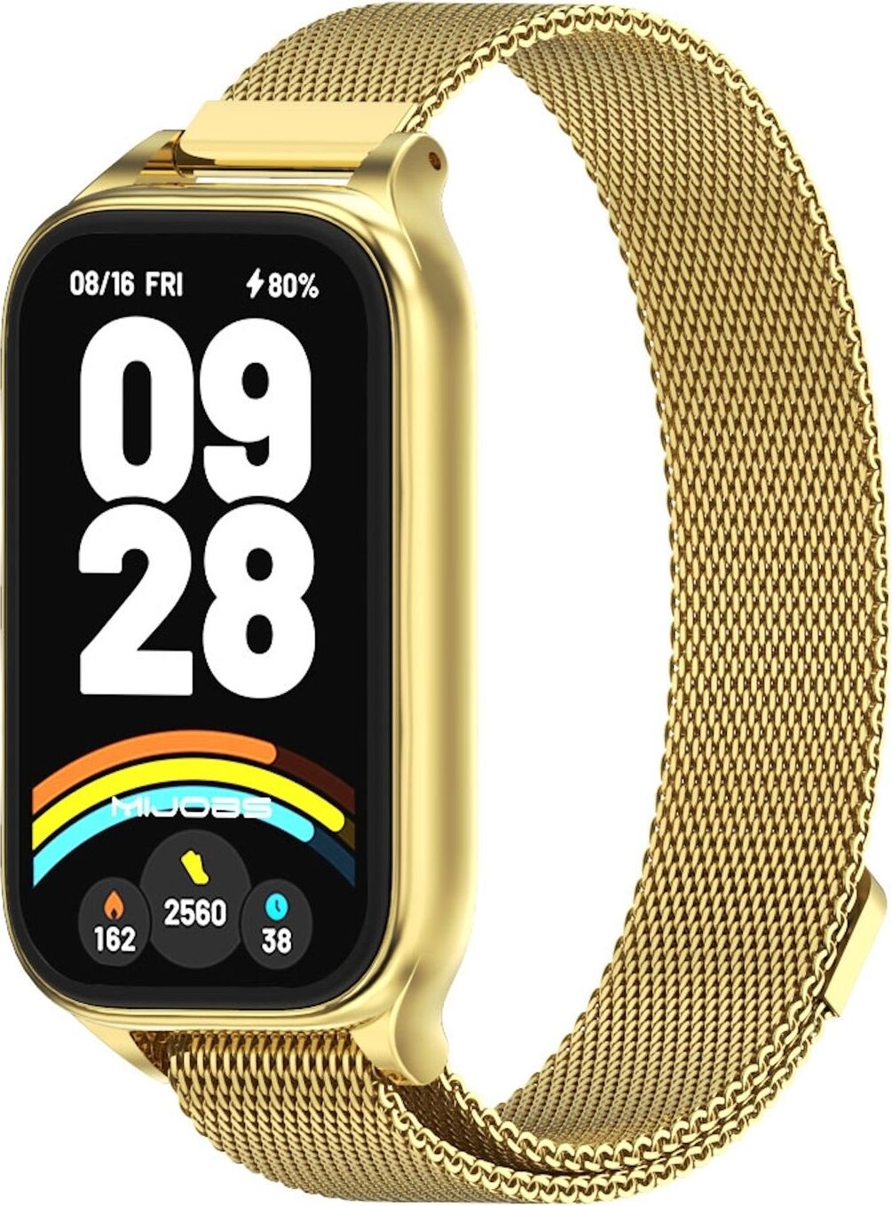 Pre Xiaomi Smart Band 9 Active / Redmi Band 3 Kovová magnetická spona na ruku