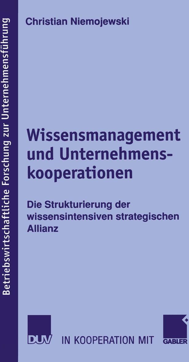 Sonstige Verlage Wissensmanagement und Unternehmenskooperationen