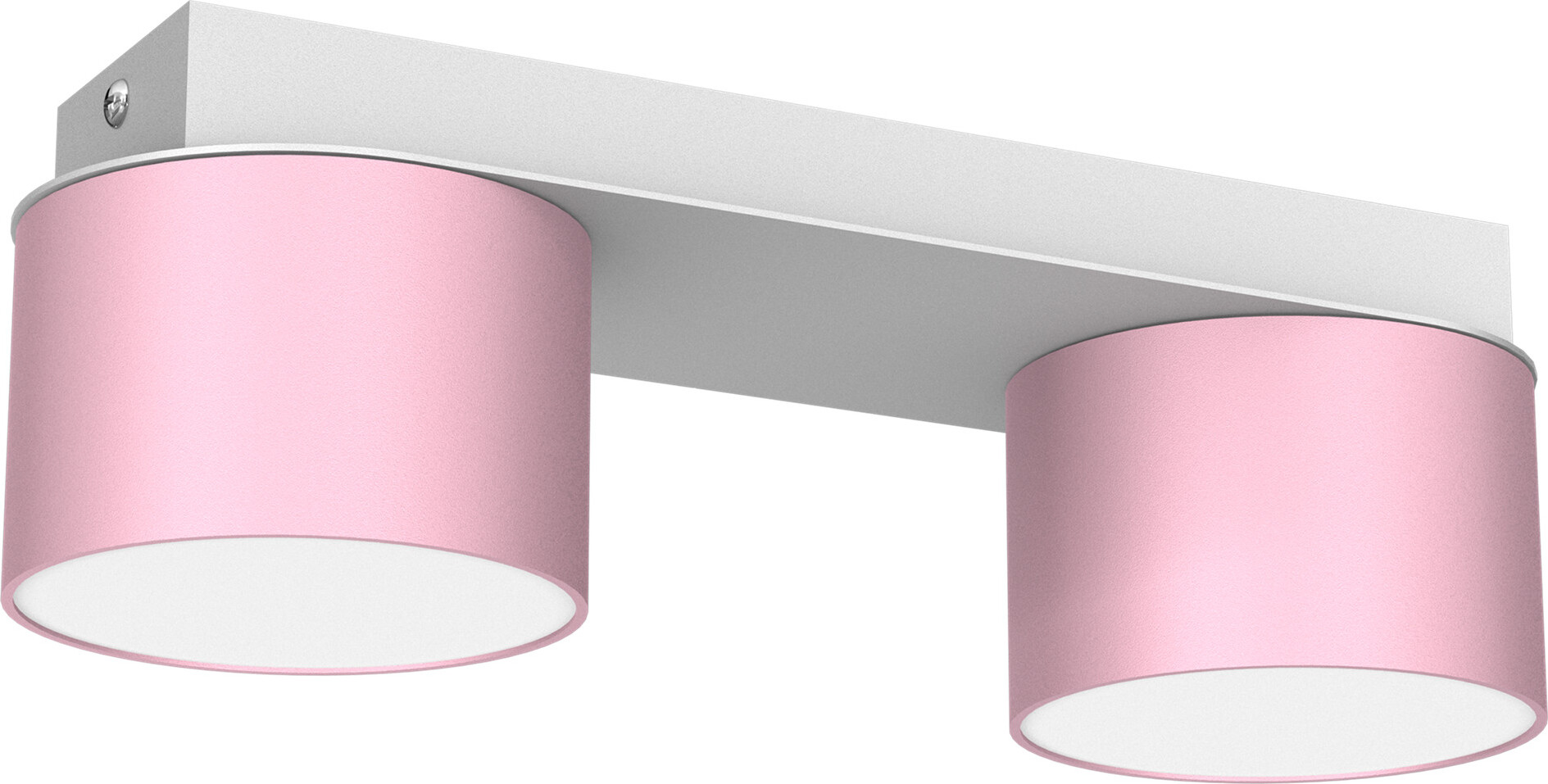 Milagro Dixie Rosa/Weiß 2Xgx53 Deckenleuchte Deckenlampe Kinderzimmer Kinderleuchte Kinderlampen