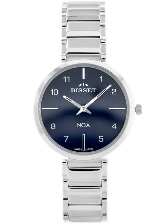 Strieborné dámske hodinky Bisset BSBE76SMDX03BX