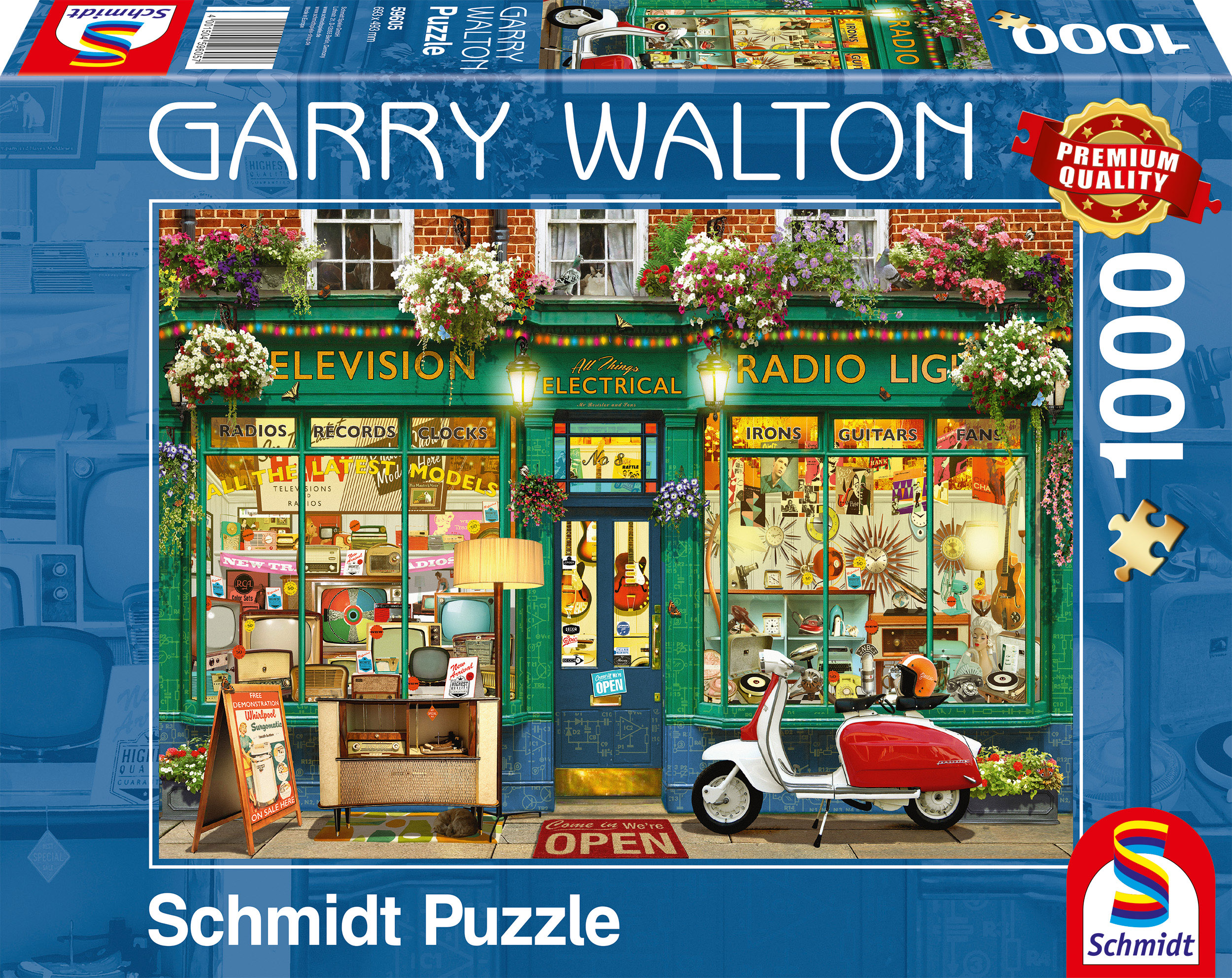 Schmidt Spiele Puzzle Schmidt - Garry Walton: Elektronikladen, 1000 Teile WLP-Schmidt-59605