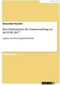 Sonstige Verlage Eine Datenanalyse der Sommerumfrage an der FOM 2017