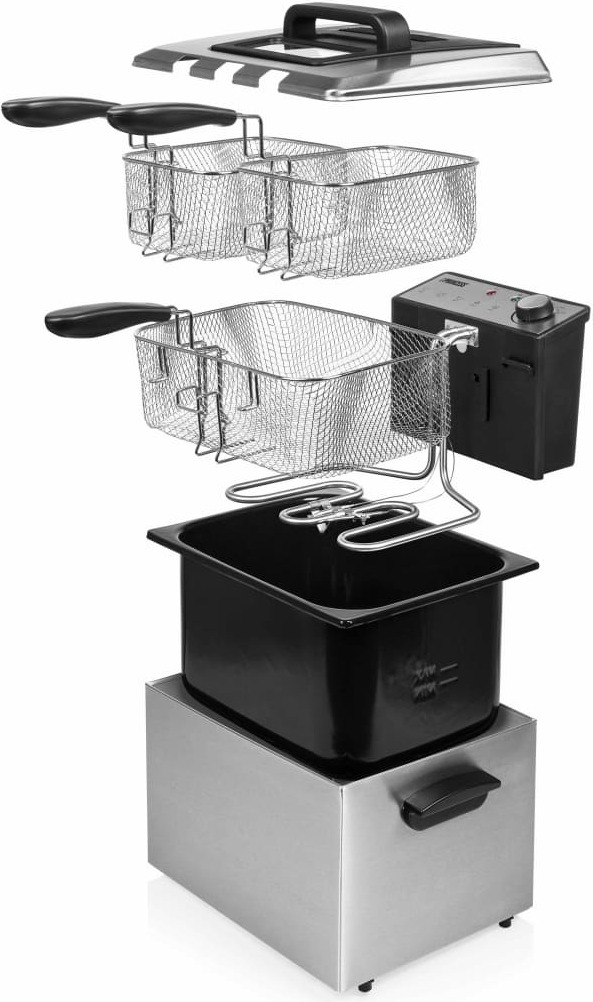 Princess Fritteuse 5 L 3270 W Silbern 01.185000.01.001