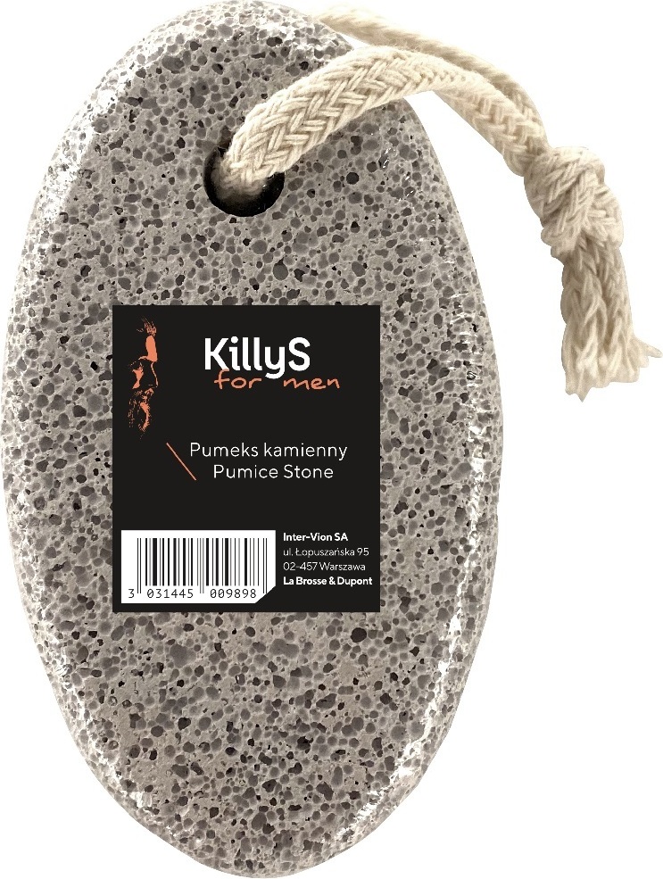 For Men Pumice Stone KillyS KillyS Pumice Stein für Männer - Natürlicher Bimsstein für Fußpflege und Hautglättung